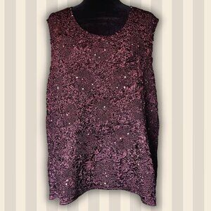 Secondhand Carol Little ruched detail top - Size: XLarge